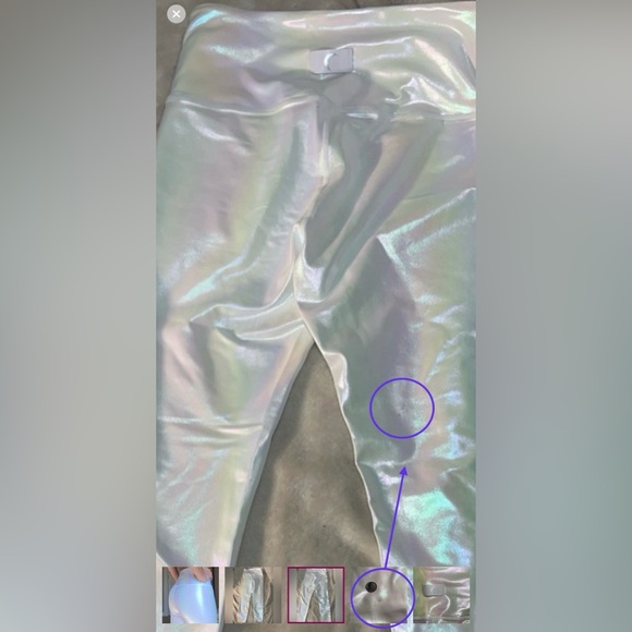 ZYIA Unicorn Iridescent White Legging - Picture 8 of 8